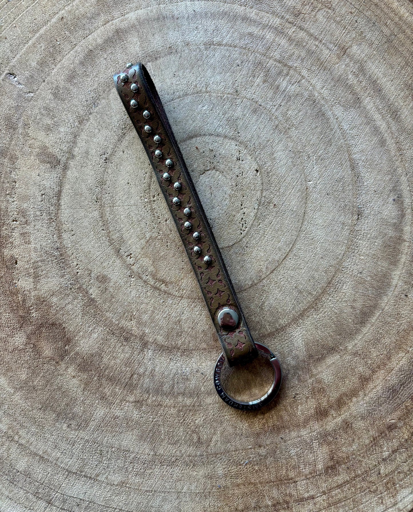 Leren sleutelhangers Medium