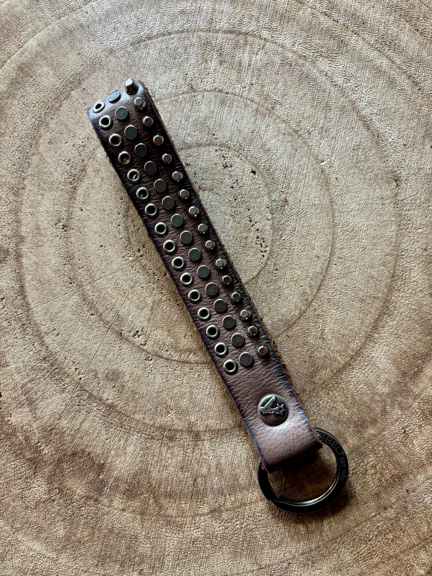 Leren sleutehanger Large