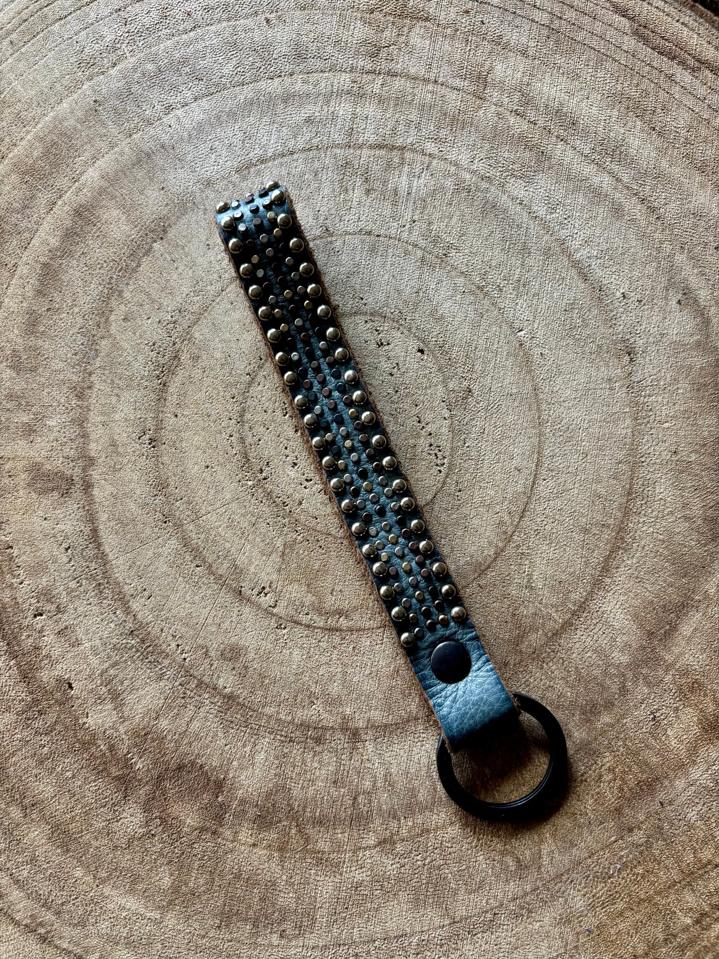 Leren sleutehanger Large