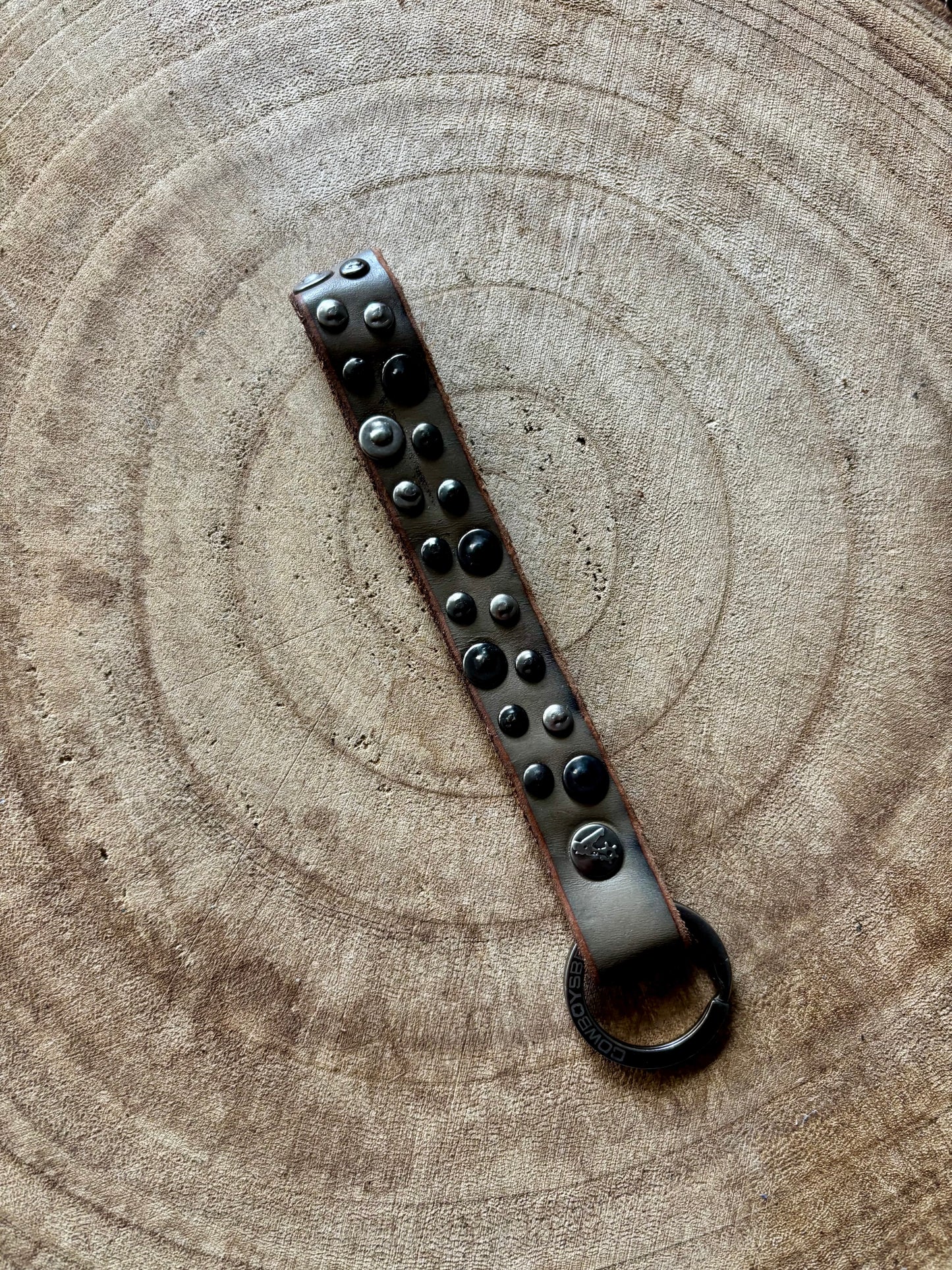 Leren sleutehanger Large