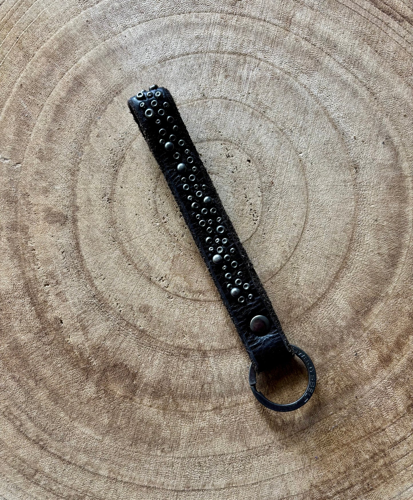 Leren sleutehanger Large