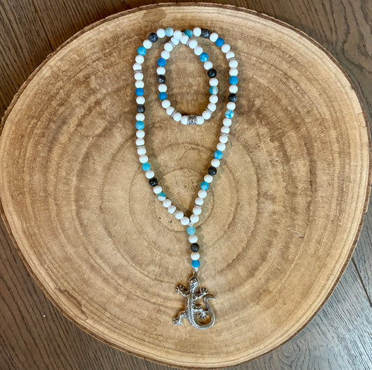 Heren ketting met Gekko