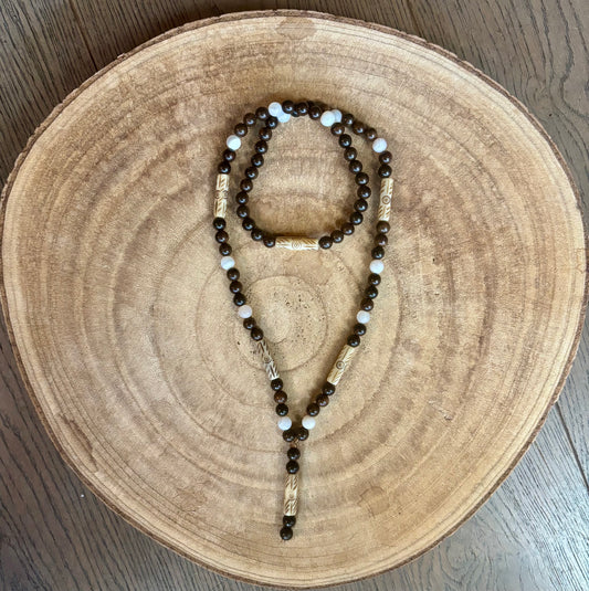 Herenketting met Careved Bone